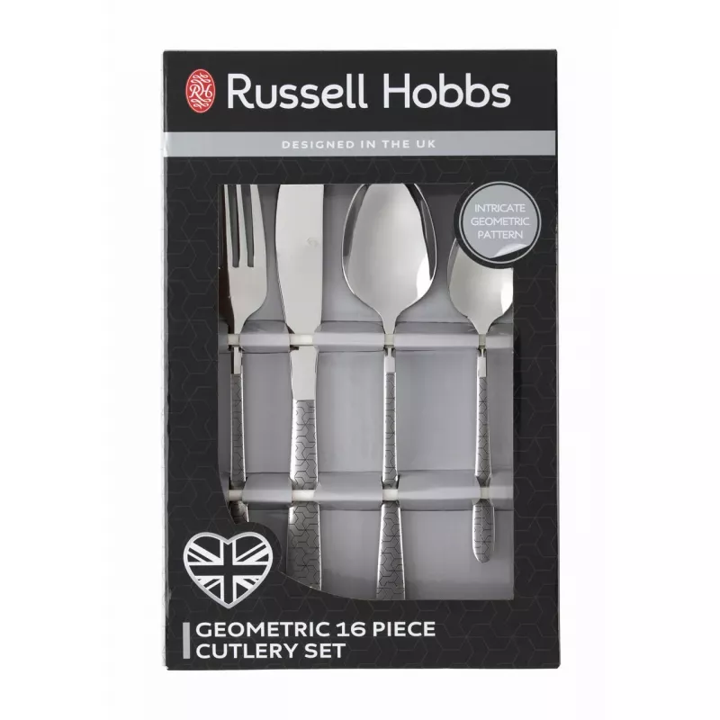 Stalo įrankių rinkinys Russell Hobbs BW04303EU7 24 vnt. nerūdijančio plieno – šakutės, peiliai, šaukštai