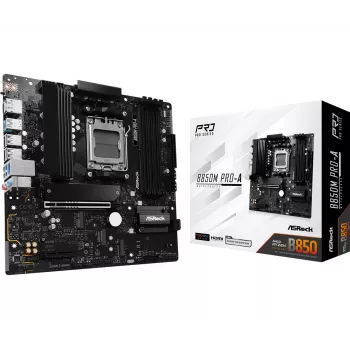 ASRock B850M Pro-A AM5 Micro-ATX pagrindinė plokštė