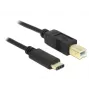 USB laidas DeLOCK 2m USB 2.0-C / USB 2.0-B