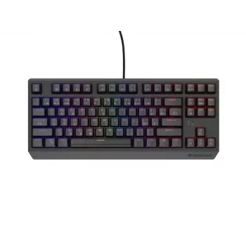 Žaidimų klaviatūra Genesis THOR 230 TKL RGB su Outemu Red jungikliais, laidinė USB, be skaičių bloko