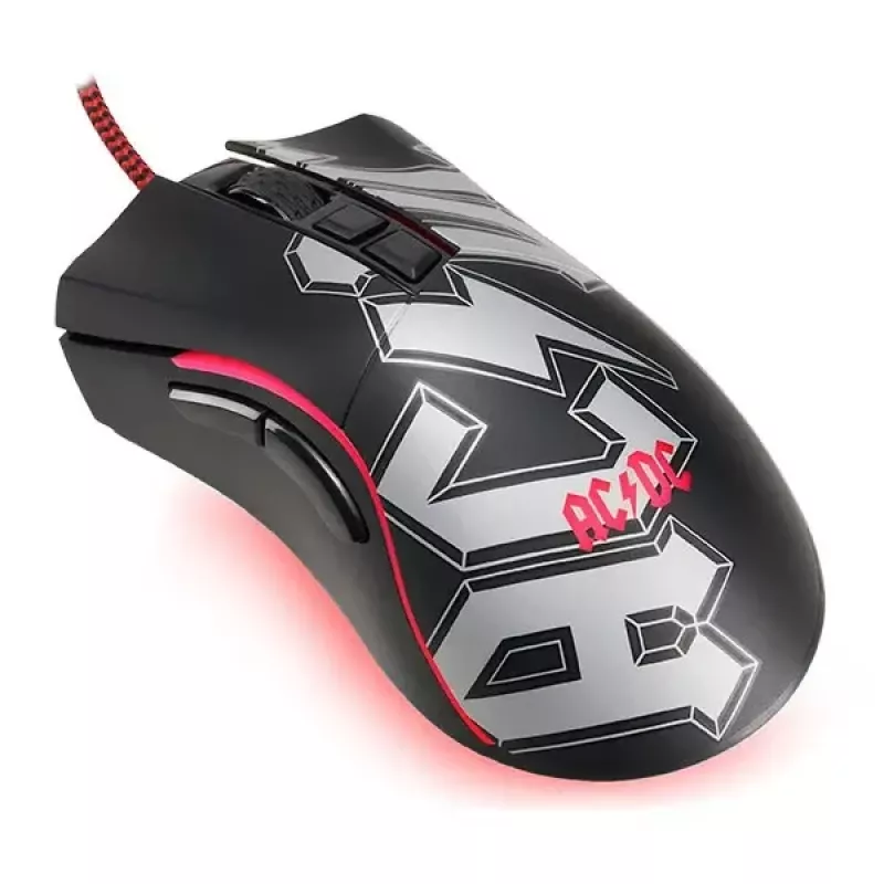 Subsonic Gaming Mouse AC/DC – raudona žaidimų pelė