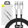 USB-C į USB-C laidas Baseus CATJK-C01, USB 3.2 Gen 1, 1 m, juodas