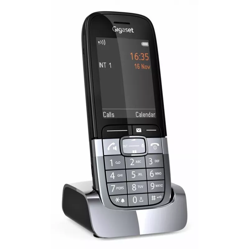 Gigaset SL850H Pro belaidis DECT telefonas su skambučio identifikavimu, titano spalva