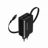 CANYON OnCharge 65RC 65W PD QC EU kištukas, juodas