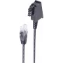 Telefono laidas ShiverPeaks BS12-09085 15 m Juodas RJ-45 TAE