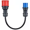 go-e Adapterių rinkinys Gemini flex 11 kW, 3 vienetų komplektas (juodas, 30 cm)