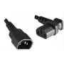 Microconnect PE040618A maitinimo laidas juodas 1,8 m C13 kištukas C14 lizdas