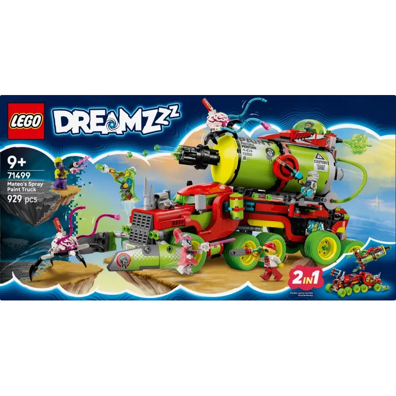 LEGO DREAMZZZ 71499 Mateo purškimo sunkvežimis