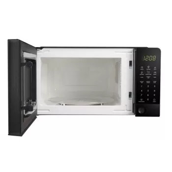 Mikrobangų krosnelė Solo ESPERANZA EKO009 — 700 W, 20 L, LED ekranas, jutiklinis valdymas, 24,5 cm stiklinė lėkštė, juoda