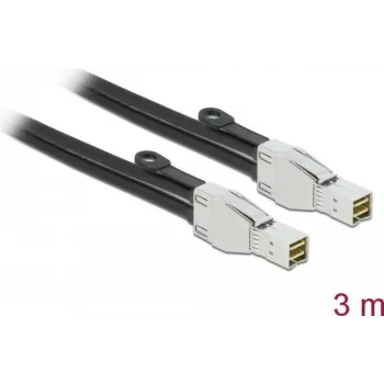 DeLOCK PCI Express kabelis Mini SAS HD SFF-8674 į SFF-8674 3 m