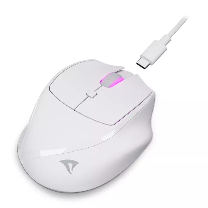 Belaidė biuro pelė Sharkoon OfficePal M25W, dešinei rankai, 4000 DPI