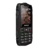 Hammer ROCK LTE | Juoda | 2.4 colio | IPS | 48 MB | 128 MB | Dual SIM | 3G | 2 MP pagrindinė kamera | 3000 mAh