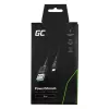 USB 2.0 kabelis Green Cell KABGC23, USB A į Micro-USB B, 0,3 m, juodas