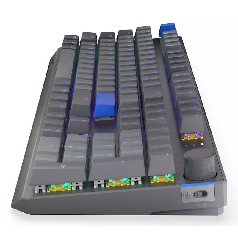 Belaidė klaviatūra ENDORFY Thock V2 — ergonomiškas išdėstymas, RGB apšvietimas, belaidis ryšys