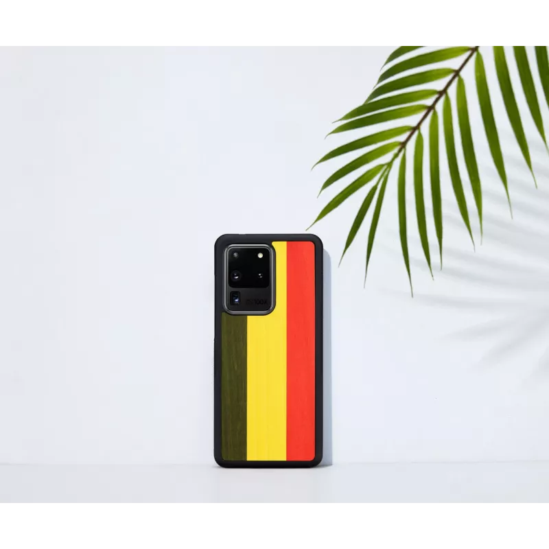 Dėklas Man and Wood Samsung Galaxy S20 Ultra reggae juoda