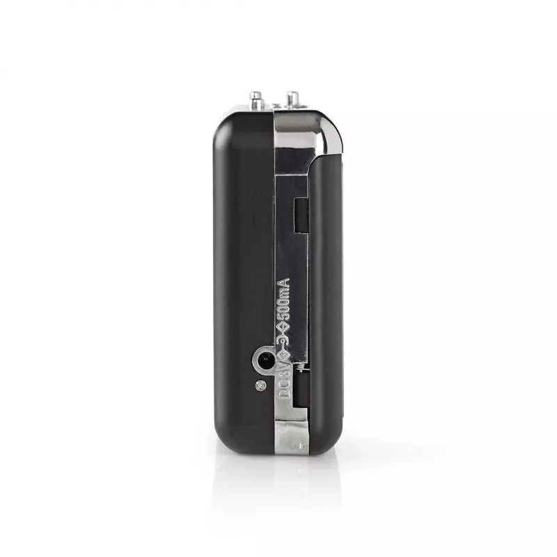 Kasečių keitiklis Nedis ACGRU100GY USB / 3,5 mm, maitinamas USB / baterijomis, pilka