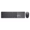 DELL Pro 7 Slim KM726 klaviatūra ir pelė, RF belaidė + Bluetooth, QWERTY US International, juoda