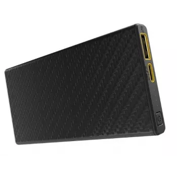 Nešiojamas powerbank Nitecore CARBO 10000 – Ličio jonų 10000 mAh, 38 W PD, USB‑A + USB‑C, pilka