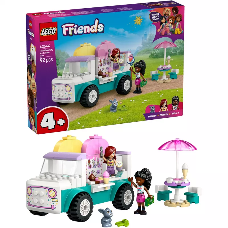 LEGO FRIENDS 42644 „Širdies miesto“ ledų furgonėlis