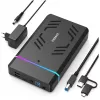 Inateck FE3003 RGB juodas HDD/SSD diskų korpusas 2.5/3.5" SATA diskams, USB 3.0