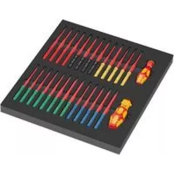 Wera 9751 VDE atsuktuvų rinkinys 28 dalių PH, PZ, TORX, Hex, Plokšti (05150151001)