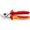Knipex 95 16 165 izoliuotos kabelių žirklės, 165 mm