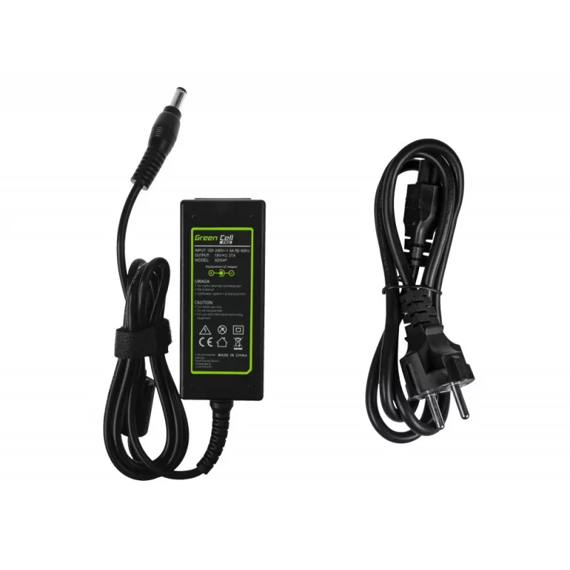 Green Cell AD54P maitinimo adapteris/inverteris Toshiba Satellite 19V 2.37A 45 W Juodas