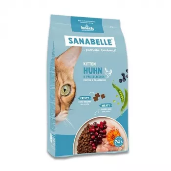 Sausas kačių ėdalas Bosch Sanabelle Life Kitten vištiena ir spanguolės 8 kg
