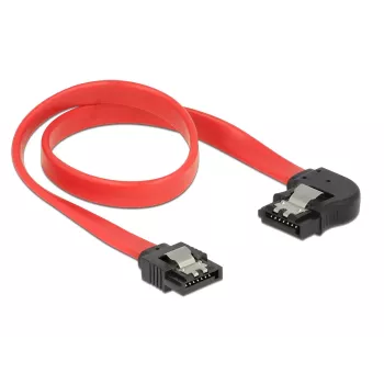 SATA kabelis DeLOCK 83963 0,3 m SATA 7 kontaktų juodas raudonas