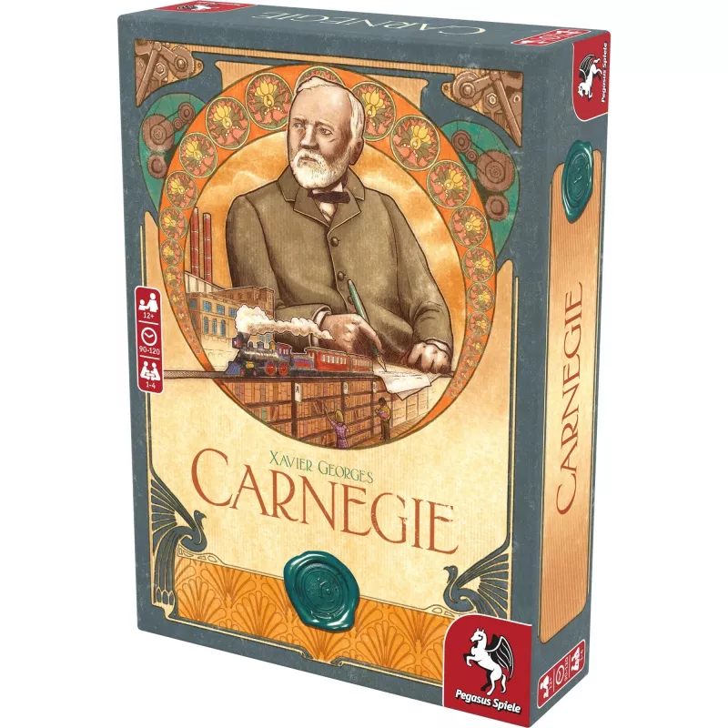 Stalo žaidimas „Carnegie“ – ekonomikos strategija (Pegasus Spiele)