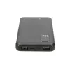 Powerbank Extralink EPB-098B 10000 mAh, LiPo, 2× USB-A + 1× USB-C, juodas