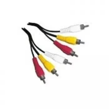 Kompozitinis vaizdo kabelis Schwaiger CIK5015 1,5 m 3 x RCA juodas
