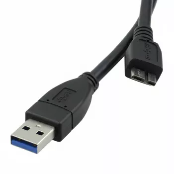ROLINE USB 3.0 laidas – USB A (vyriškas) į Micro-USB B (vyriškas) – 3 m – juodas (11.02.8877)