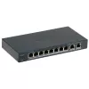 PoE jungiklis Hikvision DS-3E0310P-E/M – 10 prievadų PoE Ethernet jungiklis