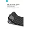 Minkštas dėklas Devia Woven2 iPhone 11 Pro – austas raštas, juodas