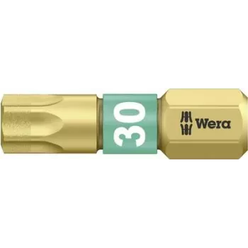 Wera 05 066108 001 TORX galvutė TX30 BiTorsion, 1/4" (6,3 mm) šešiakampė įvorė, DIN 3126-C 6,3