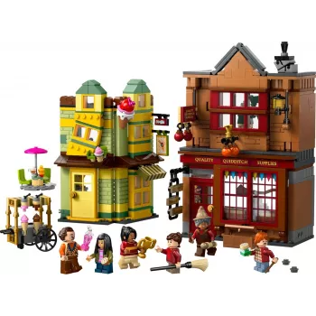 LEGO Harry Potter 76452 „Quidditch“ reikmenų ledų kavinės mini statinys, 795 dalių, 6 minifigūrėlės, nuo 8 metų
