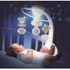 3in1 muzikinis projektorius karuselė smėlio spalvos