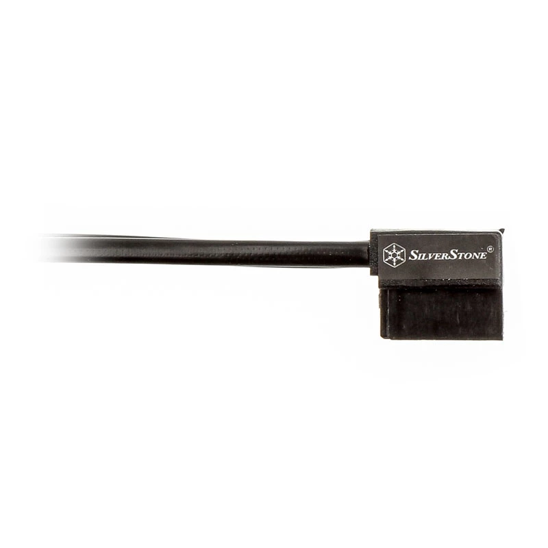 SilverStone SST-CP11B itin žemo profilio SATA kabelis – 50 cm, juodas