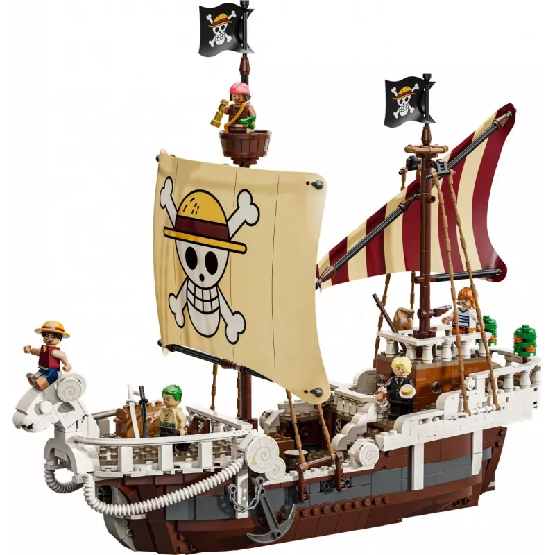 LEGO rinkinys „Going Merry“ piratų laivas 75639 — „One Piece“ plytelių modelis