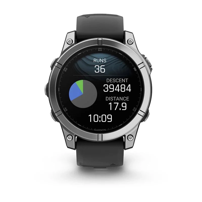 Garmin Fenix E 3,3 cm (1,3 colio) AMOLED 47 mm Skaitmeninis 416 × 416 pikselių Liečiamas ekranas Nerūdijantis plienas Wi-Fi GPS (palydovas)