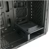 LC Power Classic 7040B - MDT - ATX korpusas - be maitinimo šaltinio - juoda, šlifuotas aliuminis / juoda - USB/Audio