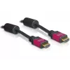 Delock 84334 HDMI kabelis, HDMI A kištukas į HDMI A kištuką, 4K 30 Hz, 3 m ilgio