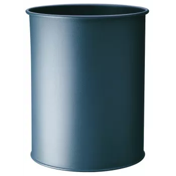 Šiukšliadėžė Durable 330158 15 L apvali metalinė antracito