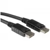 ROLINE DisplayPort kabelis – DisplayPort (vyras) į DisplayPort (vyras) – 2 m – juodas (11.04.5762)