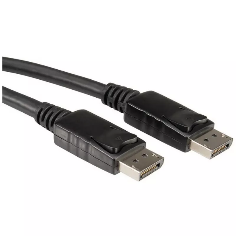 ROLINE DisplayPort kabelis – DisplayPort (vyras) į DisplayPort (vyras) – 2 m – juodas (11.04.5762)