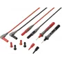 VOLTCRAFT MSL-850 Premium silikoniniai matavimo laidai su auksuotais kontaktais 1.2 m 1 pora (VC-17312690)