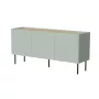 Komoda cama meble FELLINI 150×40×70 cm, alyvuoginė su aliejumi padengtu ąžuolo viršumi, MDF rėmas