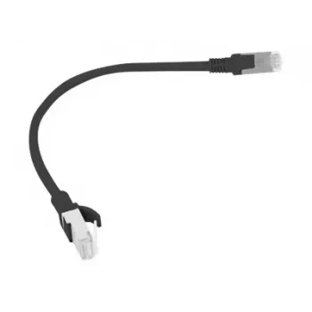 Tinklo laidas LANBERG PCU5-10CC-0025-BK RJ-45 Cat5e U/UTP 0,25 m Juodas