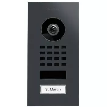 Po sieną montuojama IP vaizdo durų stotelė DoorBird D1101V — RAL 7016